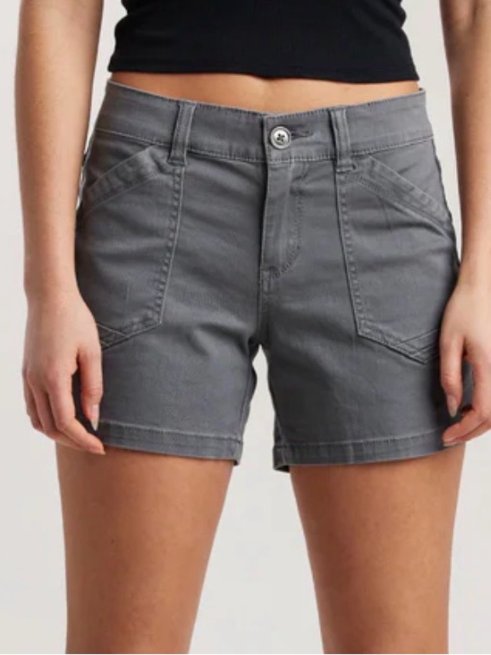 UNIONBAY Gray Utility Pocket Shorts size 12